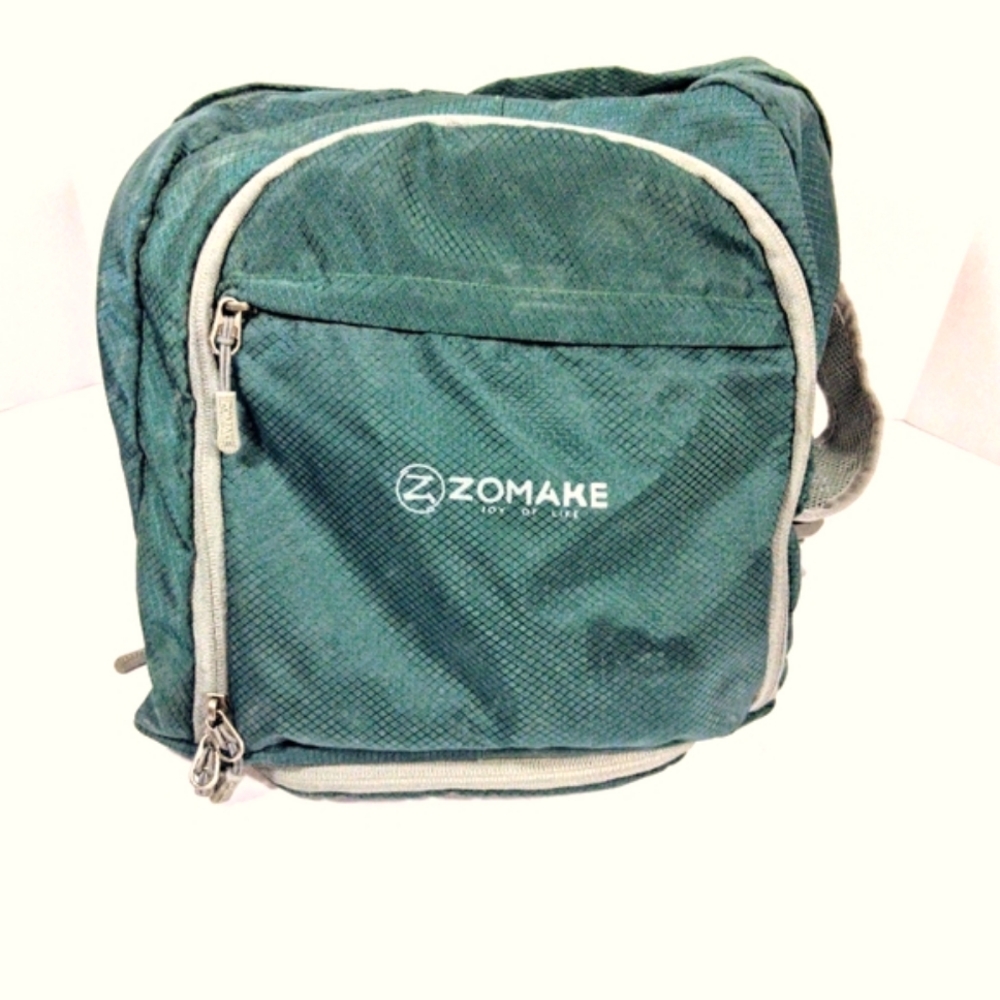 Zomake Unisex Green Adjustable Back/Ruck Sack